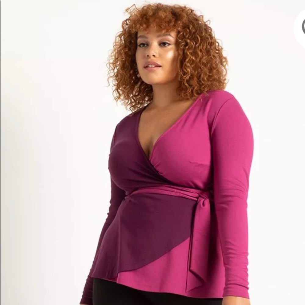Eloquii Color Block - Plus Size Top